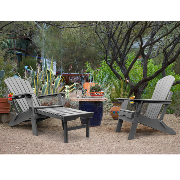 Lifetime adirondack chair and best sale ottoman combo